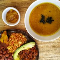 Bandeja Paisa Vegana at Maha Vegan Food in Bogota