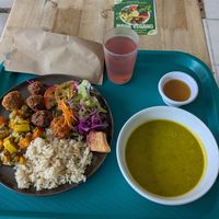 Meal of the day at Maha Vegan Food in Bogota