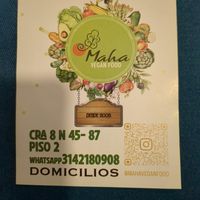 Info card from June 2026 at Maha Vegan Food in Bogota