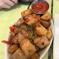 Brunch: Breakfast potatoes  at Honey Salt in Las Vegas