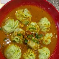Daily special - vegan momo soup at Momo Central in Melbourne