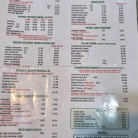 Menu as at 28 July 2026 at Momo Central in Melbourne