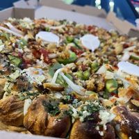 Look at that delicious pie! at Pizza Mia in Newburgh