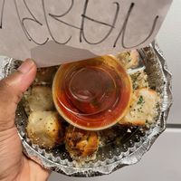 Vegan garlic knots  at Pizza Mia in Newburgh