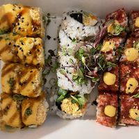 variety of rolls at The Yasai - Little Italy in San Diego
