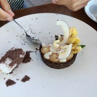 Coco coconut banana desert at Oniro By The Sea in Paphos