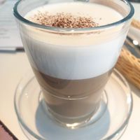 Cappuccino with oats at RainbowL in Nuremberg