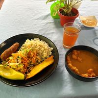   at Govindas in Manizales