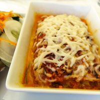 Vegan lasagna at Pizzeria Giuseppe in Calafell