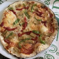 Pizza Veggie Ranchera at Pizzeria Giuseppe in Calafell