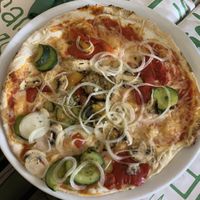 Pizza Veggie Anais at Pizzeria Giuseppe in Calafell