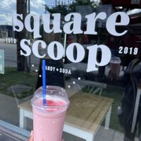 Barbie World Shake made vegan!  at Square Scoop in Indianapolis