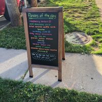 Flavors of the day  at Square Scoop in Indianapolis
