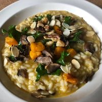 Mushroom and squash risotto  at Cantina in Guimaraes