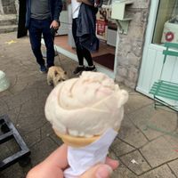 Rhubarb and raspberry  at 100 Flavours in Cheddar