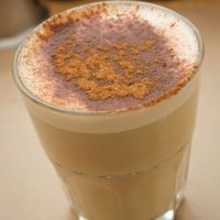 chai latte at Kitchen Paris in Paris