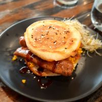 Sausage & Egg Muffin at Folium Cafe in Dudley