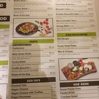 Menu at BioMania Bistro Bol in Bol