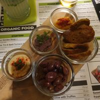 Pate Tris & Spelt Tumeric Rusks at BioMania Bistro Bol in Bol