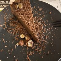Must try the chocolate cake! at BioMania Bistro Bol in Bol