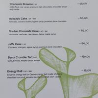 Menu at BioMania Bistro Bol in Bol