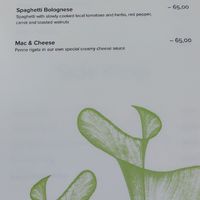 Menu at BioMania Bistro Bol in Bol