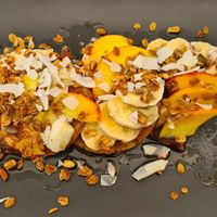 Maple Pancakes at BioMania Bistro Bol in Bol