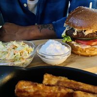 The burger was amazing   at BioMania Bistro Bol in Bol