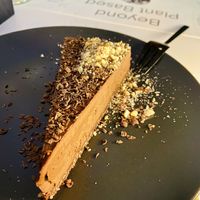 Yes please… the double chocolate cake 🤤  at BioMania Bistro Bol in Bol