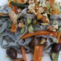 Tagliatelle at Paradiso Pizzeria Gelateria in Trequanda