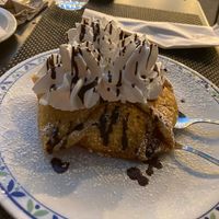 Crepes with ice cream at Paradiso Pizzeria Gelateria in Trequanda