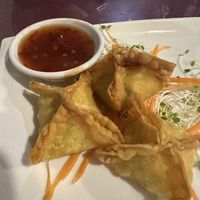 Crab Rangoon (some may be missing)  at Aroy Thai Gardens in Middletown