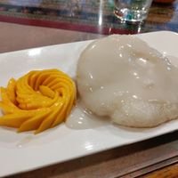 Mango sticky rice at Aroy Thai Gardens in Middletown
