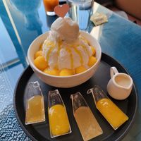 Mango Ben soa (sp?) Currently not on menu, maybe in warmer weather at Aroy Thai Gardens in Middletown