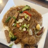 Pad woon sen with chicken   at Aroy Thai Gardens in Middletown
