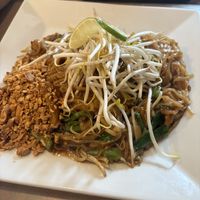 Pad Thai with chicken   at Aroy Thai Gardens in Middletown
