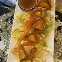 Crab Rangoon 🤤  at Aroy Thai Gardens in Middletown