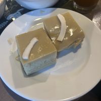 Coconut custard cake at Aroy Thai Gardens in Middletown
