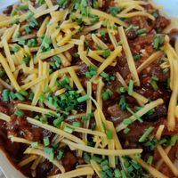 Chili cheese fries at PLNT Burger in Wynnewood