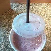 Strawberry special milkshake at PLNT Burger in Wynnewood