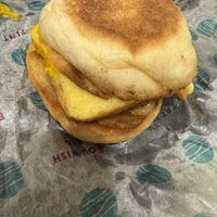 Egg sammy (limited)  at PLNT Burger in Wynnewood
