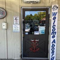 Entrance cute pirate theme  at Pizza Pirate in Benicia