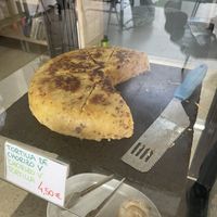 Tortilla with chorizo  at Vegetopia in Gran Canaria