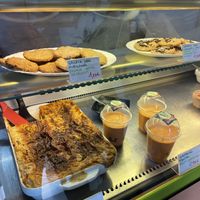 The window of choices  at Vegetopia in Gran Canaria