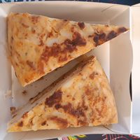 Tortilla de chorizo-BUENISSSSIMA Y MUY GENEROSA CANTIDAD at Vegetopia in Gran Canaria