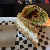 The falafel durum #Veganuary at Vegetopia in Gran Canaria