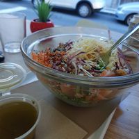 Huge salad at Vegetopia in Gran Canaria