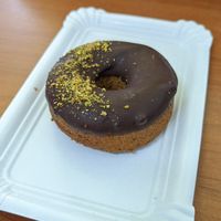 Vegan donut at Vegetopia in Gran Canaria