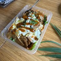 Homemade seitan shawarma special  at Vegetopia in Gran Canaria