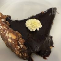 Chocolate tart   at Botellini in Caldas Da Rainha